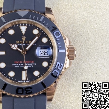 Clean Factory Rolex Yacht Master 116655-Oysterflex Bracelet Replica Watches