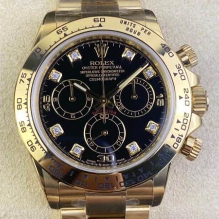 Clean Factory Replica Rolex Cosmograph Daytona M116508-0008 Gold Watch