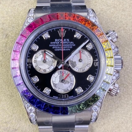 Clean Factory Rolex Cosmograph Daytona 116599RBOW V3 Rainbow Replica Watch