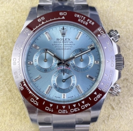 Clean Factory New Watch Rolex Cosmograph Daytona M116506-0002 Light Blue Panda Plate