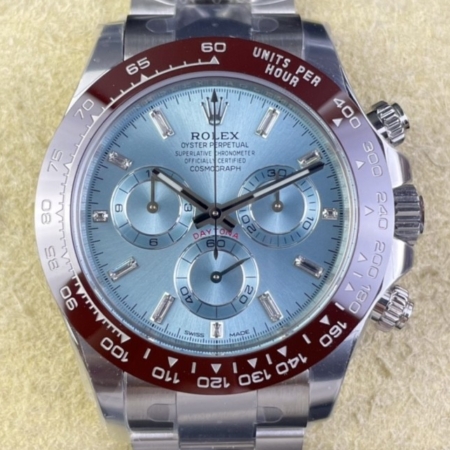 Clean Factory New Watch Rolex Cosmograph Daytona M116506-0002 Light Blue Panda Plate