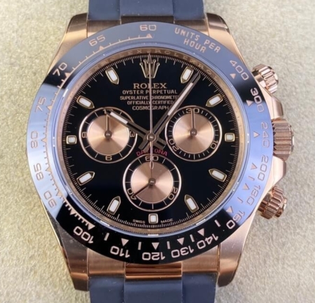 Clean Factory Rolex Cosmograph Daytona M116515LN-0017 Rose Gold Watch