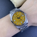 Clean Factory Rolex Oyster Perpetual M124300-0004 Yellow Dial Size 41mm Watches