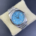 Clean Factory Replica Rolex Oyster Perpetual M124300-0006 Tiffany Blue Dial Size 41 mm