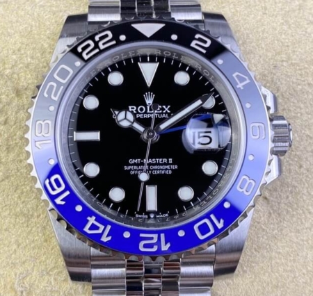 Clean Factory Fake Rolex GMT Master II M126710BLNR-0002 Batman