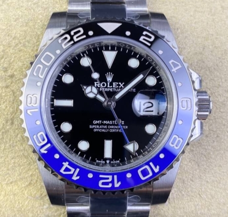 Clean Factory Rolex GMT Master II M126710BLNR-0003 Batman 3285