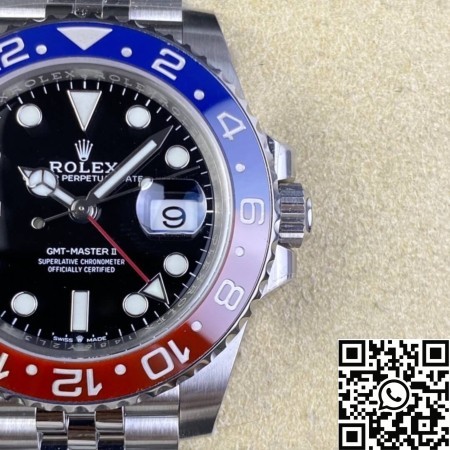 Clean Factory Replica Rolex GMT Master II M126710BLRO-0001 Coke Ring 3285