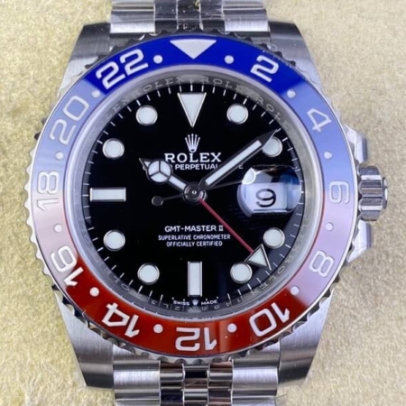 Clean Factory Replica Rolex GMT Master II M126710BLRO-0001 Coke Ring 3285