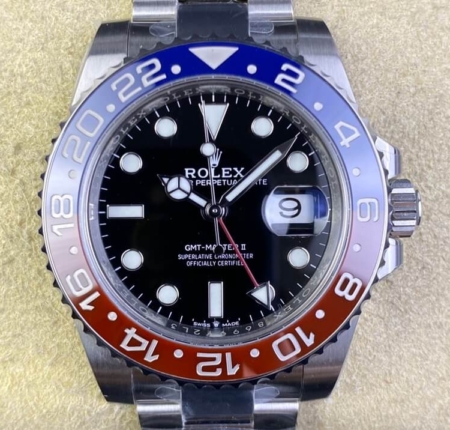 Clean Factory Rolex GMT Master II M126710BLRO-0002 Coke Ring 3285