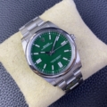 Clean Factory Replica Rolex Oyster Perpetual 124300-0005 Green Dial Size 41mm