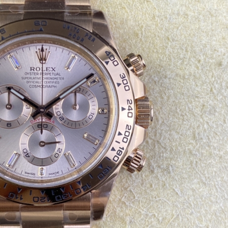 Clean Factory Best 1:1 Rolex Cosmograph Daytona M116505-0017 Rose Gold Dial