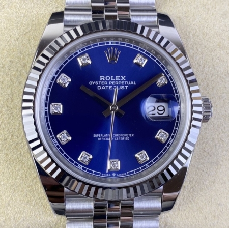 Clean Factory Rolex Datejust M126334-0016 Blue Dial Replica Watches