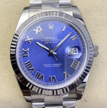 Clean Factory Replica Rolex Datejust M126334-0025 Blue Dial