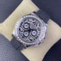 Clean Factory Custom Modified Watch Rolex Cosmograph Daytona 116588 TBR Tiger Dial Platinum Watch