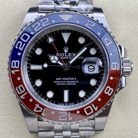 C+ Factory Replica Rolex GMT Master II M126710BLRO-0001 3285 Series