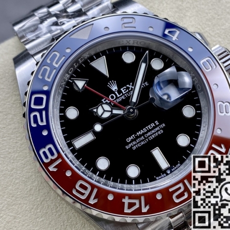 C+ Factory Replica Rolex GMT Master II M126710BLRO-0001 3285 Series