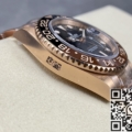 C+ Factory Fake Rolex GMT Master II M126715CHNR-0001 3285 Rose Gold Watch