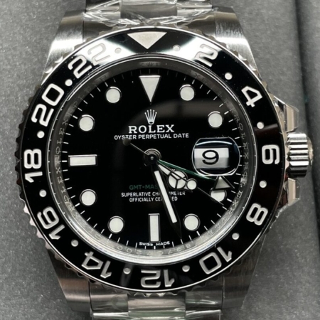 C+ Factory Fake Rolex GMT Master II 116713LN-0001 3285 Black Dial