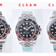Clean Factory Rolex GMT Master II Coke Bezel Upgrade and Detail Comparison