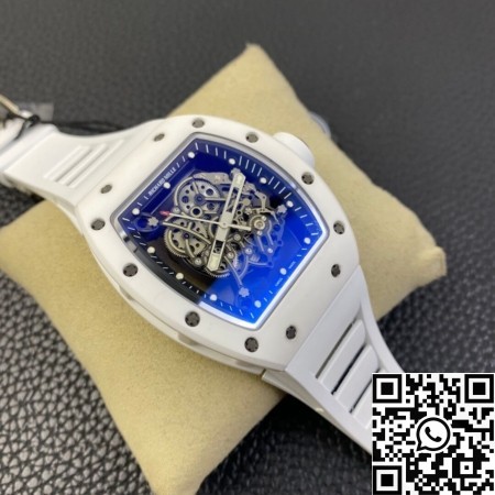 ZF Factory Richard Mille RM055 White Ceramic Watch