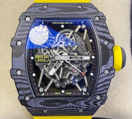 ZF Factory Richard Mille RM35-02 V3 Yellow Best Replica