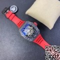 ZF Factory Best Richard Mille RM35-02 V3 Red Rubber Strap Replica