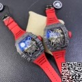 ZF Factory Best Richard Mille RM35-02 V3 Red Rubber Strap Replica