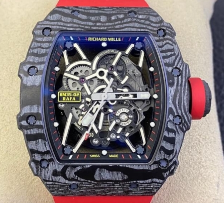 ZF Factory Best Richard Mille Replica RM35 02 V3 Red