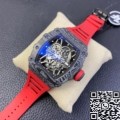 ZF Factory Best Richard Mille RM35-02 V3 Red Rubber Strap Replica