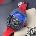 ZF Factory Best Richard Mille RM35-02 V3 Red Rubber Strap Replica