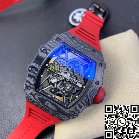 ZF Factory Best Richard Mille RM35-02 V3 Red Rubber Strap Replica