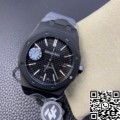 ZF Factory Audemars Piguet Royal Oak 15400 DLC Version Black Dial Replica