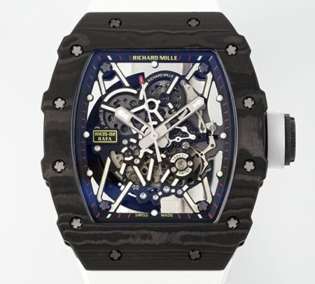 ZF Factory Richard Mille RM35-02 V3 White Rubber Strap Replica