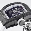 ZF Factory Fake Richard Mille RM055 White Rubber Strap Watch