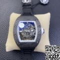 ZF Factory Richard Mille RM055 Black Rubber Strap Replica