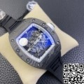 ZF Factory Richard Mille RM055 Black Rubber Strap Replica