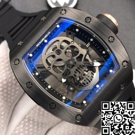 ZF Factory Richard Mille RM052-01 Black Ceramic Watch