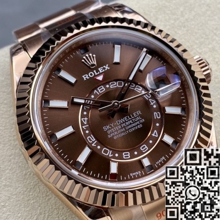 Noob Factory Rolex Sky Dweller M326935-0006 Rose Gold Watch