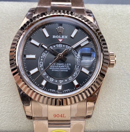 Noob Factory Rolex Sky Dweller M326935-0007 Rose Gold Watches