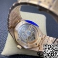 ZF Factory AP Royal Oak 15500 Rose Gold White Dial Watch