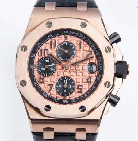 APF Factory Audemars Piguet Royal Oak Offshore 26470 Rose Gold Dial Replica