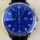 ZF Factory IWC Portugieser IW371491 Blue Panda Plate Replica