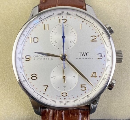 ZF Factory IWC Portugieser IW371445 Silver Dial Watch