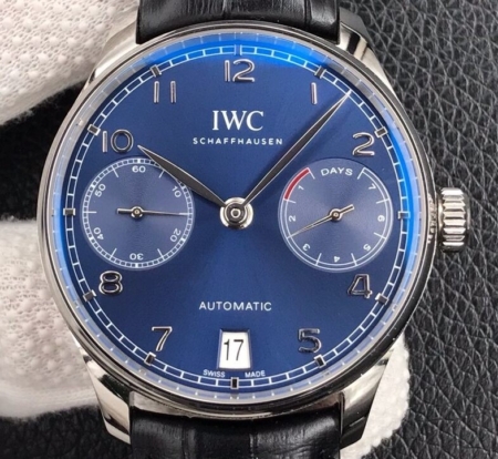 ZF Factory IWC Portugieser IW500710 Blue Panda Plate Watch