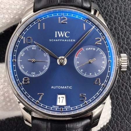 ZF Factory IWC Portugieser IW500710 Blue Panda Plate Watch