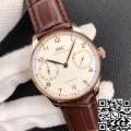 ZF Factory IWC Portugieser IW500701 Brown Srap Fake Watches