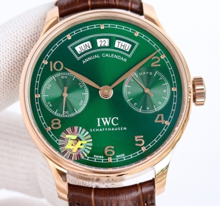 ZF Factory IWC Portugieser IW503501 Green Dial Replica