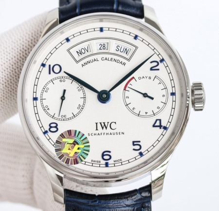 ZF Factory IWC Portugieser IW503501 Blue Strap Watch Replicas