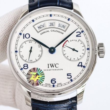 ZF Factory IWC Portugieser IW503501 Blue Strap Watch Replicas