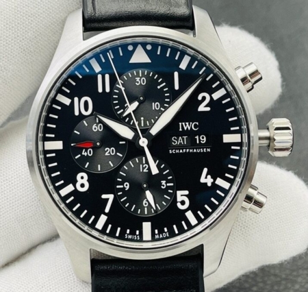 ZF Watch Factory IWC Pilot IW377709 Black Dial